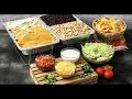 Complete your holiday party with a Taco Bar from Moe s Southwest Grill