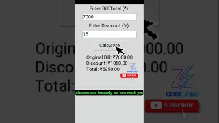 I Created a Discount Calculator App Using Python