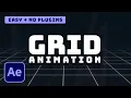 How To Make A 3D GRID In After Effects Easy Tutorial