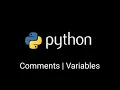 Comments and Variables in Python Programming Session-1 ENG Pycharm IDE