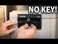 How to Open Sentry 1170 Fire Safe without a key Non - Destructive