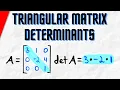 Determinants of Triangular Matrices Linear Algebra