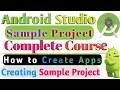 Android Studio Opening Sample Projects How to Import Project in Android Studio
