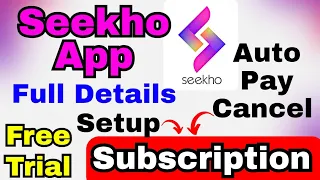 seekho app review features free trial and subscription cancel seekho app auto pay subscription