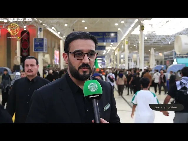 ⁣لجنة تنفيذ ومتابعة اللوحات الدلالية تواصل تثبيت اللوحات الإرشادية لتنظيم حركة الزائرين