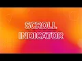 Scroll Indicator HTML CSS3 JavaScript