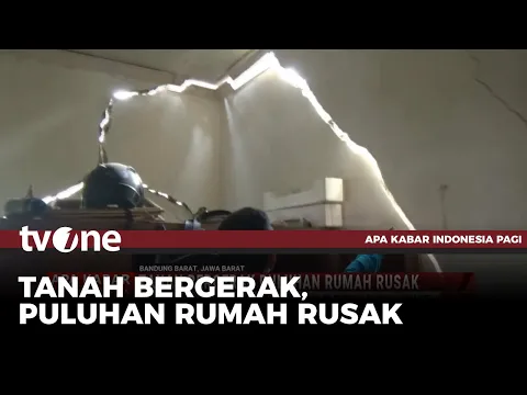 Puluhan Rumah Warga di Bandung Barat Retak Akibat Fenomena Tanah Bergerak