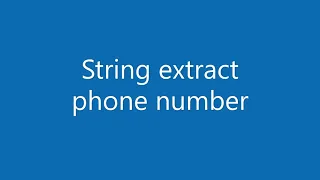 JavaScript How to extract phone number digits from a string