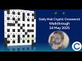 Idle Reminder there s a Slim Chance of an Own Goal - Daily Mail Cryptic Crossword 24 May 2025
