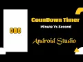 Countdown Timer with Start Auto Reset Form Specific Time - Android Studio Tutorial