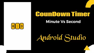 Countdown Timer with Start Auto Reset Form Specific Time - Android Studio Tutorial