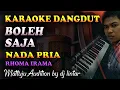 Karaoke Dangdut Boleh Saja - Rhoma Irama || Versi Nada Pria