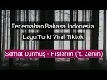 LAGU TURKI VIRAL TIKTOK‼️ Lirik dan Terjemah Serhat Durmuş - Hislerim (ft. Zerrin)