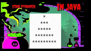 complete pyramid star pattern in java by using blue j easy method PRAKASH ZONE