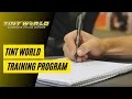 Tint World Training Program