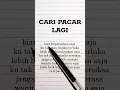 Lagu Cari Pacar Lagi | ST 12 | Lirik #lirikvideo #liriklagu #st12 #caripacarlagi #fyp