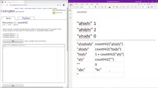 Recursion - 1 countHi2 Java Solution Codingbat com
