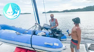 Remote boat work on the deck | Episode 277 | Sailing Catalpa