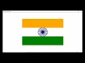 Create Indian National Flag Using Turtle in Python