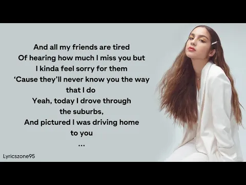 Download MP3 Olivia Rodrigo - drivers license (Lyrics)