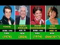 Happy Days 1974 Cast Then And Now