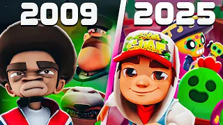 Эволюция «Subway Surfers» | КОЛЛАБ С BRAWL STARS, МУЛЬТИПЛЕЕР И МНОГОЕ ДРУГОЕ