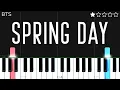 Download Lagu BTS (방탄소년단) '봄날 (Spring Day) | EASY Piano Tutorial