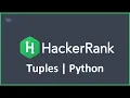 Tuples HackerRank Solution in Python