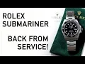 Lagu Rolex Submariner Back From Service Center Warranty Repair