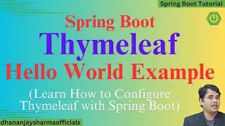 Spring Boot Thymeleaf Hello World Example Spring Boot Tutorial in Hindi