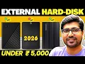 Top 3 Best External Hard Drives 2026 Best External Hard Drives in India Best 1TB External Hard Dr