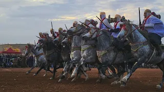الخيل و الفرسان و بارود في وعدة تيزي معسكر  دندنها