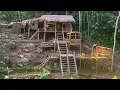 Download Lagu FULL VIDEO: Build a farm in the deep forest. The ice master uses bamboo to make everything.