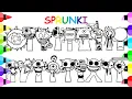 Incredibox Sprunki Coloring Pages New How to Color ALL SPRUNKI Phase 6 NCS Music
