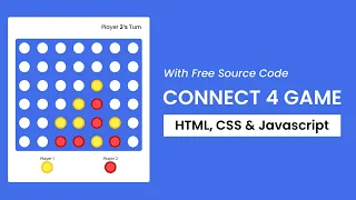 Connect 4 Game Javascript Project With Source Code