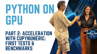 Python GPU Acceleration with CuPyNumeric First tests Benchmarks