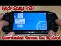 How To Hack Your Sony PSP To Play Downloaded Games From SD Cards Tutorial 6 61 Firmware