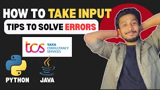 TCS NQT 2025 How to take Input in Java Python Tips Error Handling