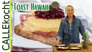 Download Toast Hawaii mit frischer Ananas und Raclette Käse. So geht's einfach MP3