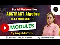 Module Abstract Algebra Sem 1 - MSc Mathematics NEP Syllabus New Era Maths Classes
