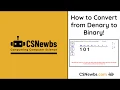OLD Convert from Denary to Binary