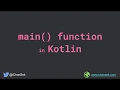 How Kotlin supports zero argument Main Function