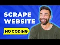 Learn How To Easily Scrape Websites Without Any Coding - Web Scraping Tutorial