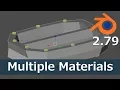 Add Multiple Materials to a Single Object Blender 2 79 Tutorial