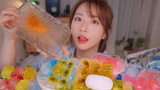 ❄️시원한 얼음 씹어 먹는 소리 ASMR 얼음 먹방 🧊 Crunchy ice eating