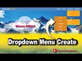 Dropdown menu in html and css only