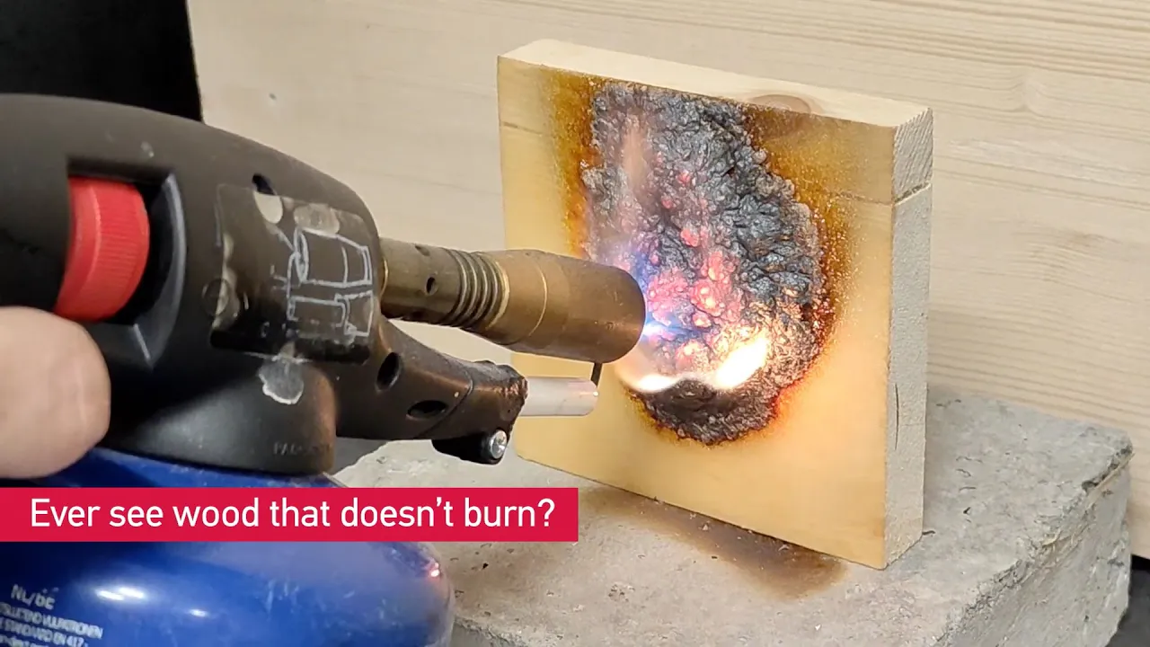 NTU Singapore scientists invent invisible coating that makes wood “fireproof”