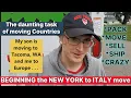 New York to ITALY soon TIME TO GET SELLING PACKING shift so I can pack my shipping boxes