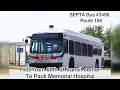 Full ride on SEPTA 2020 new flyer XDE40 on route 106 to Paoli Memorial Hospital