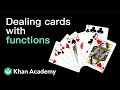 Program design deck of cards Intro to CS - Python Khan Academy